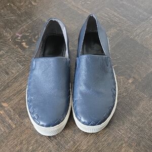 Elegant Navy Slip-On Loafers for Men